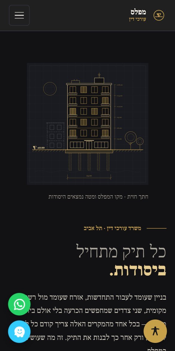 אתר מפלס, עורכי דין להתחדשות עירונית